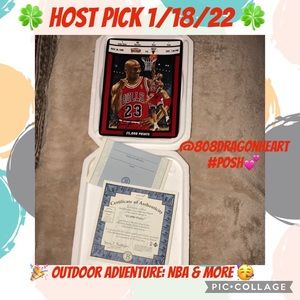 Michael Jordan Ticket to greatness NBA plate 4067B